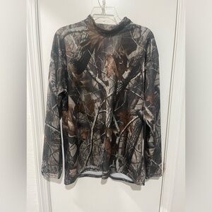Talent Sport Mens Shirt Scent check Camo Tree Hunting Long Sleeve Large USA Made